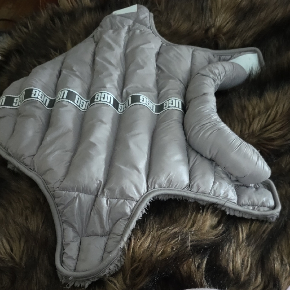 UGG Silver Puffer Vest
